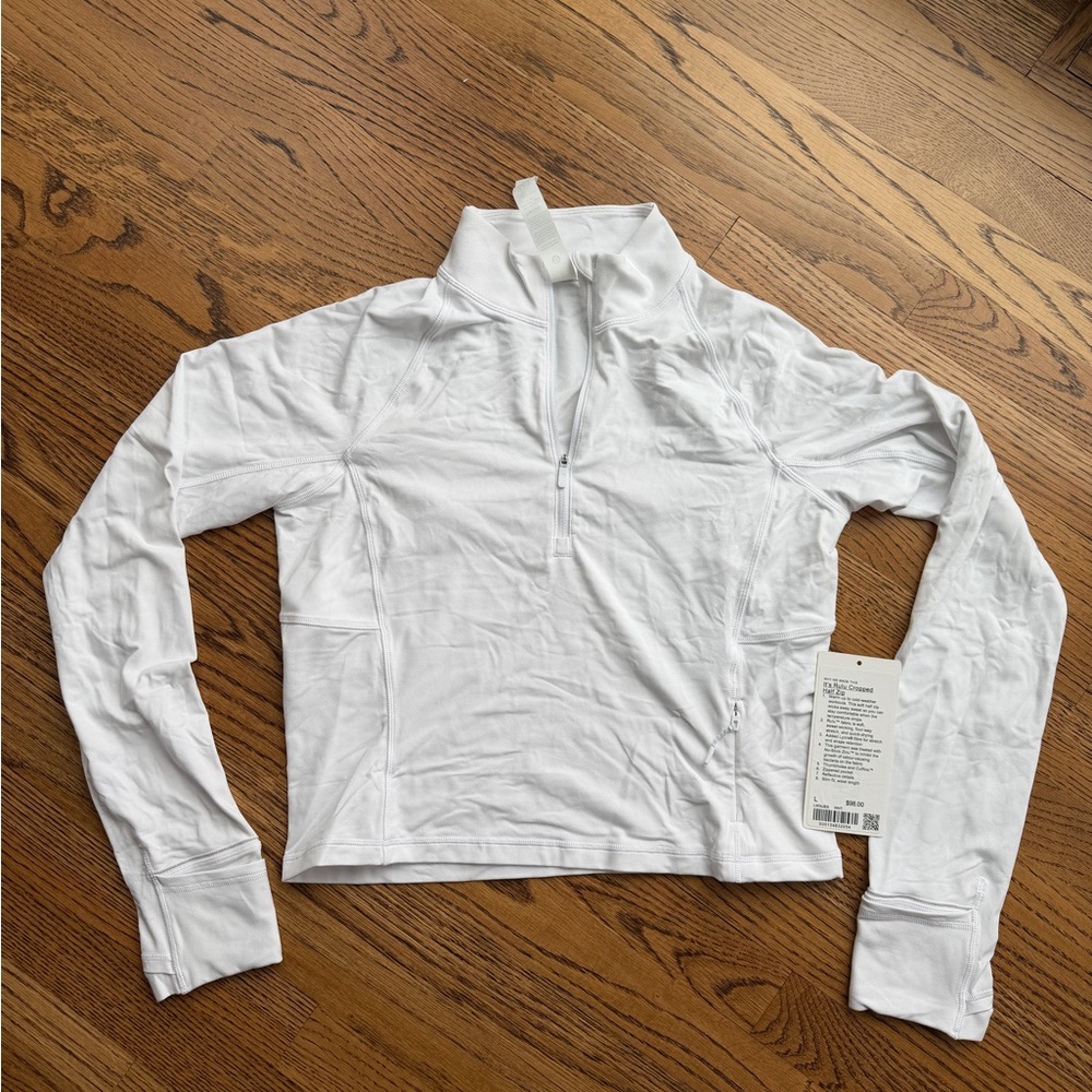 NWT Lululemon athletica It’s Rulu cropped half zip